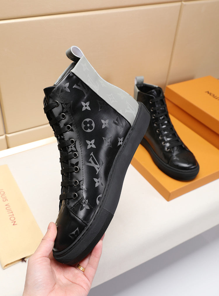 GLM - LUV Stellar Trainer Boot Black Gray Sneaker
