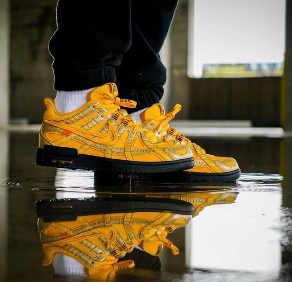 GLM - OW x Rubber Dunk Black Gold