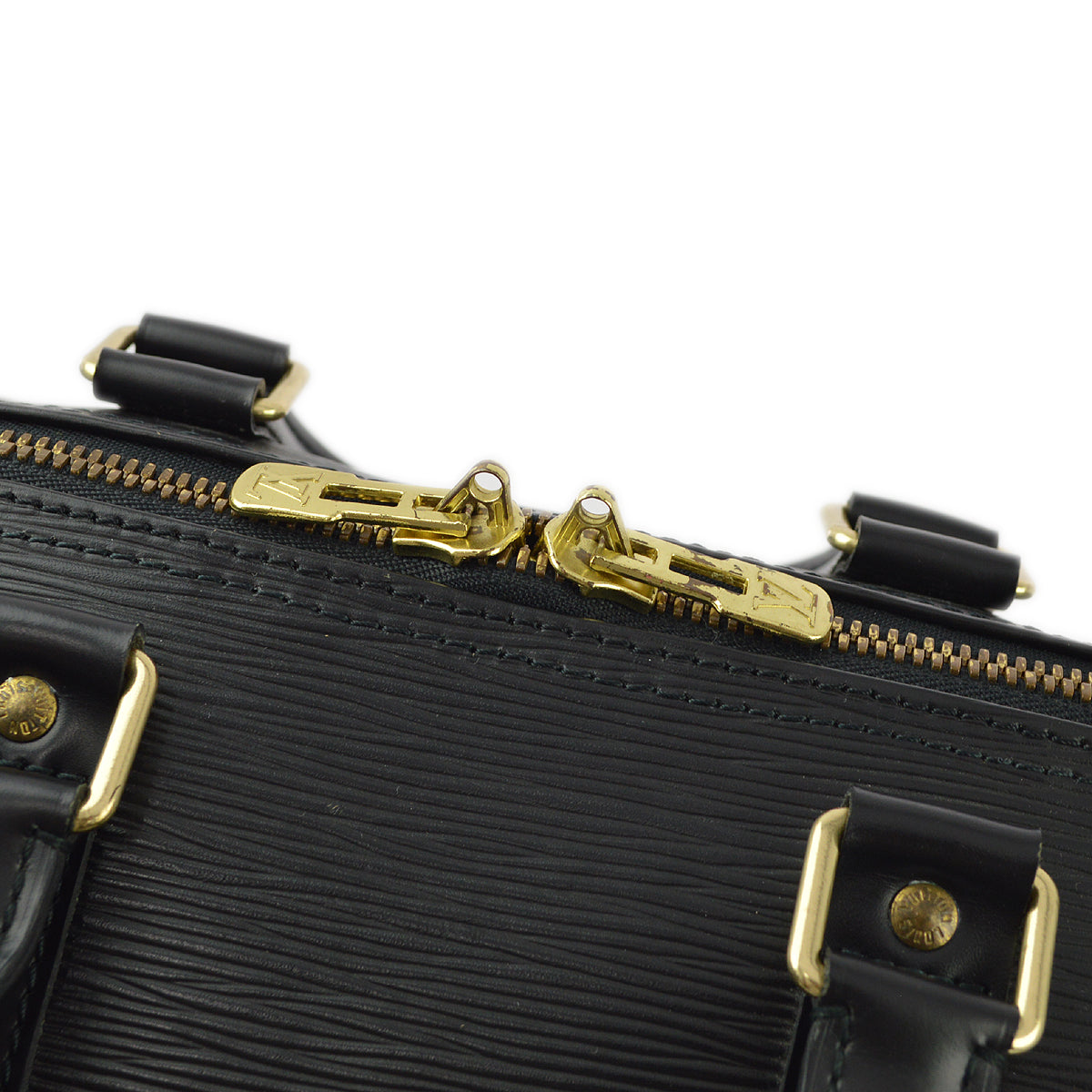Louis Vuitton Black Epi Keepall 45 Travel Duffle Handbag M42972