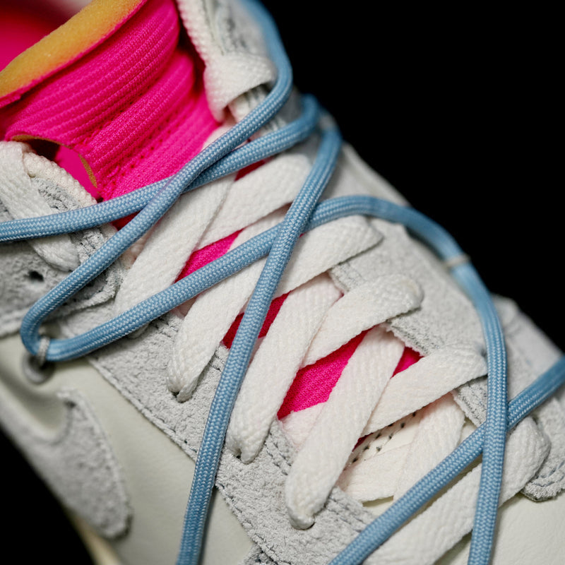 GLM - OW x Dunk (NO.38) light blue shoelace pink buckle
