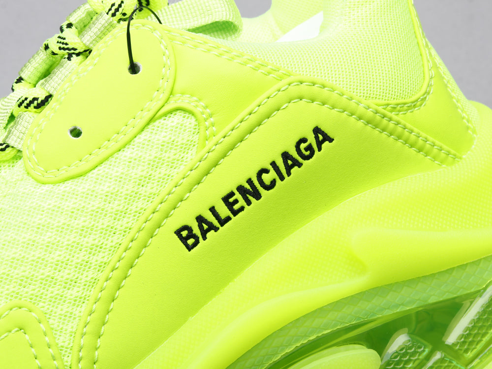 GLM - Bla Air Cushion  Fluorescent Green Sneaker