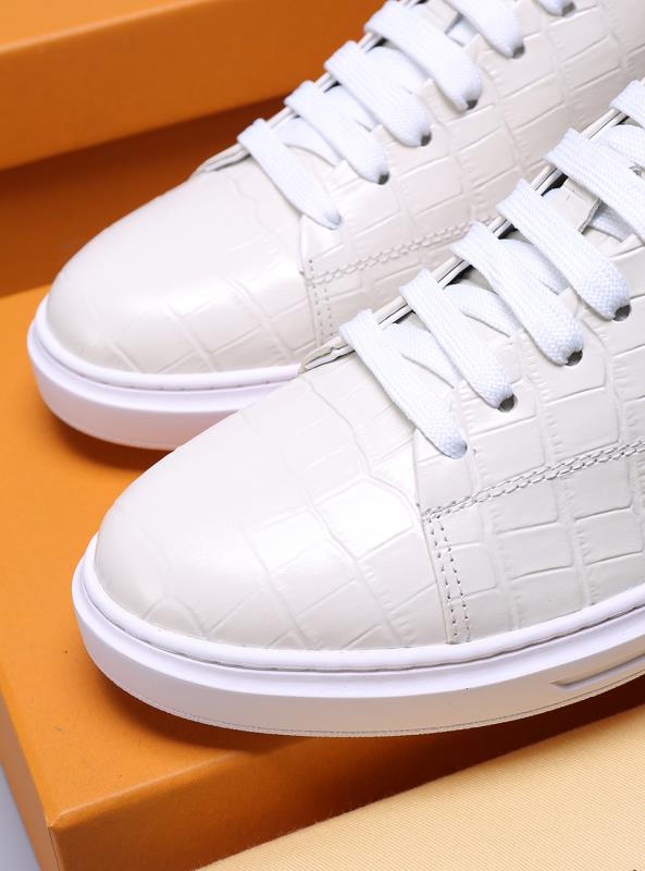 GLM - LUV Alligator White Sneaker