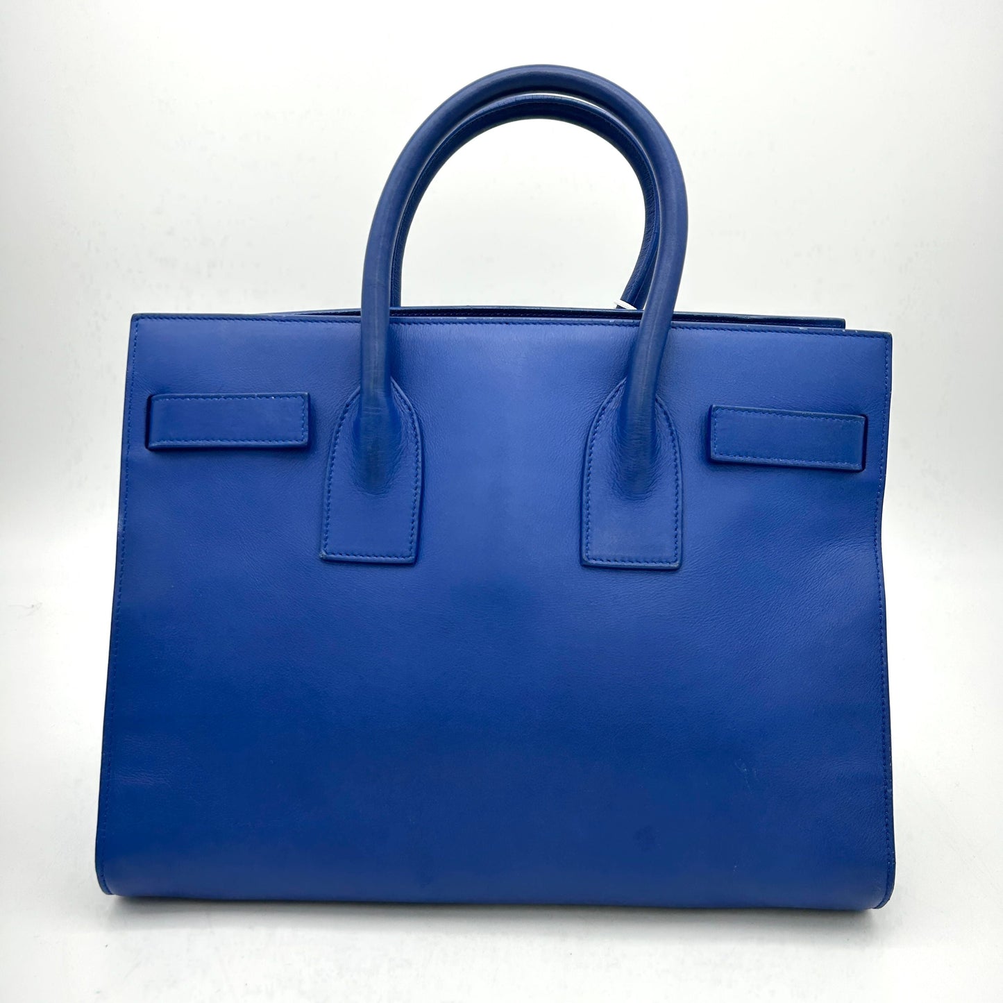 SAINT LAURENT Calfskin Small Sac De Jour Royal Blue LA12500