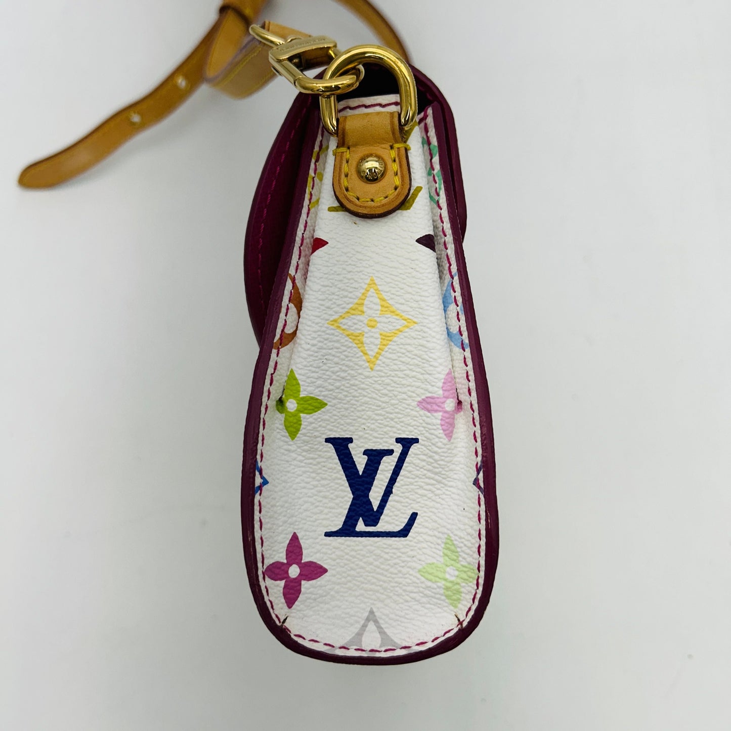 Louis Vuitton Takashi Murakami White Monogram Multicolor Coated Canvas Bag GP22269474
