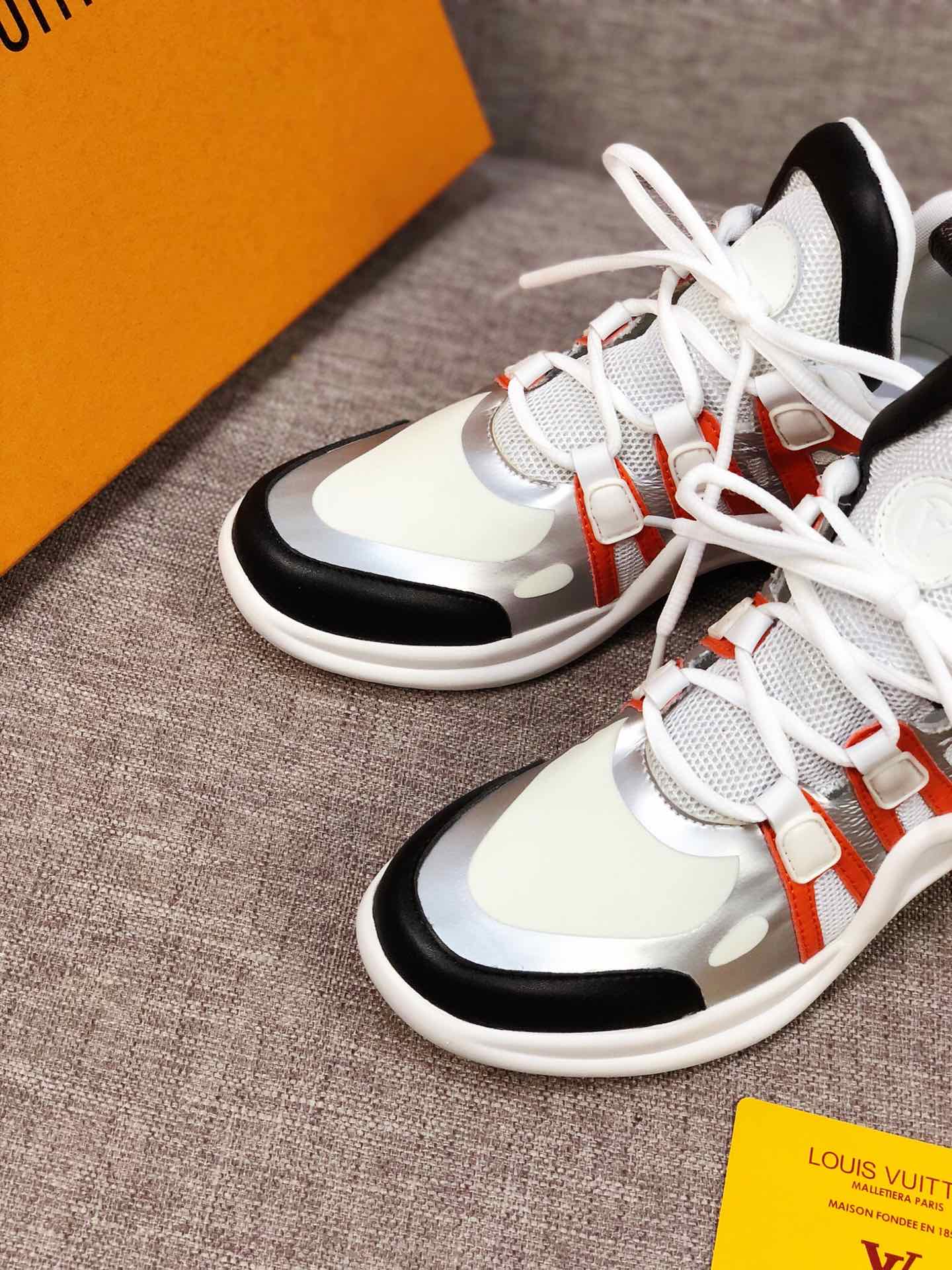 GLM - LUV Archlight White Black Orange Sneaker
