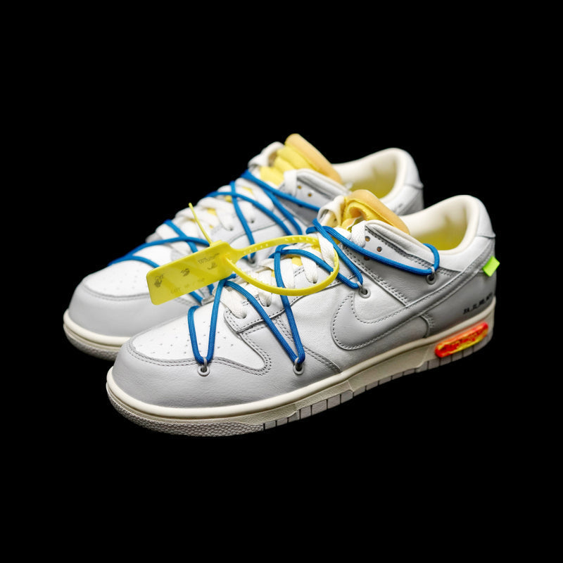 GLM - OW x Dunk (NO.10) blue shoelace yellow buckle