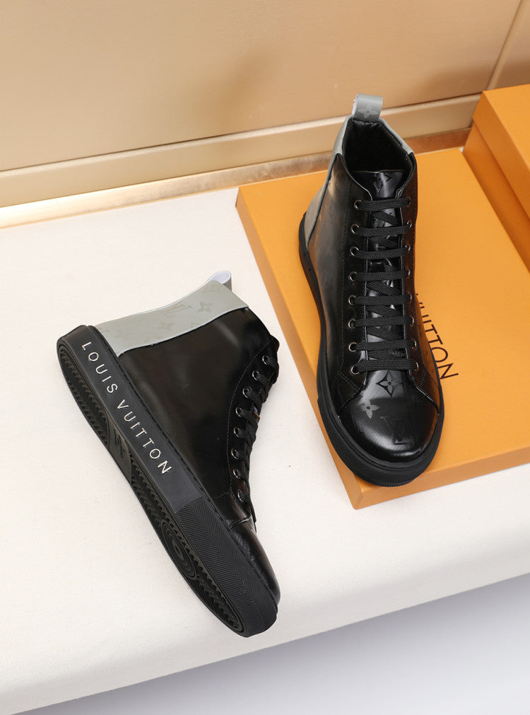 GLM - LUV Stellar Trainer Boot Black Gray Sneaker