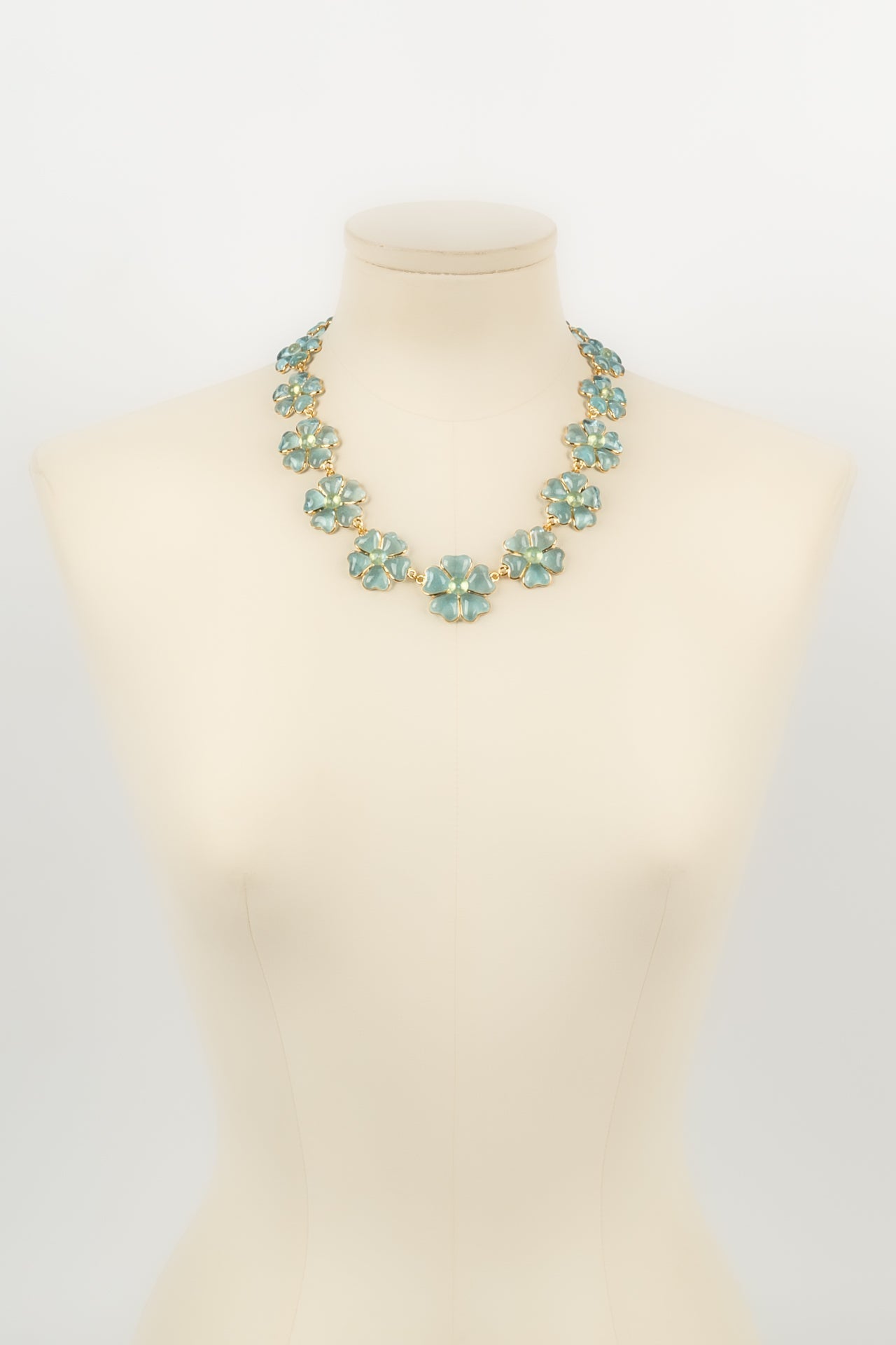 Collier en pÃƒÆ’Ã‚Â¢te de verre Augustine