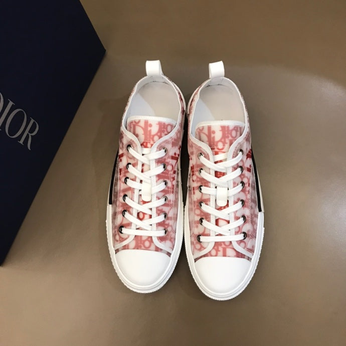 GLM - DIR B23 Red Oblique LOW-TOP SNEAKER