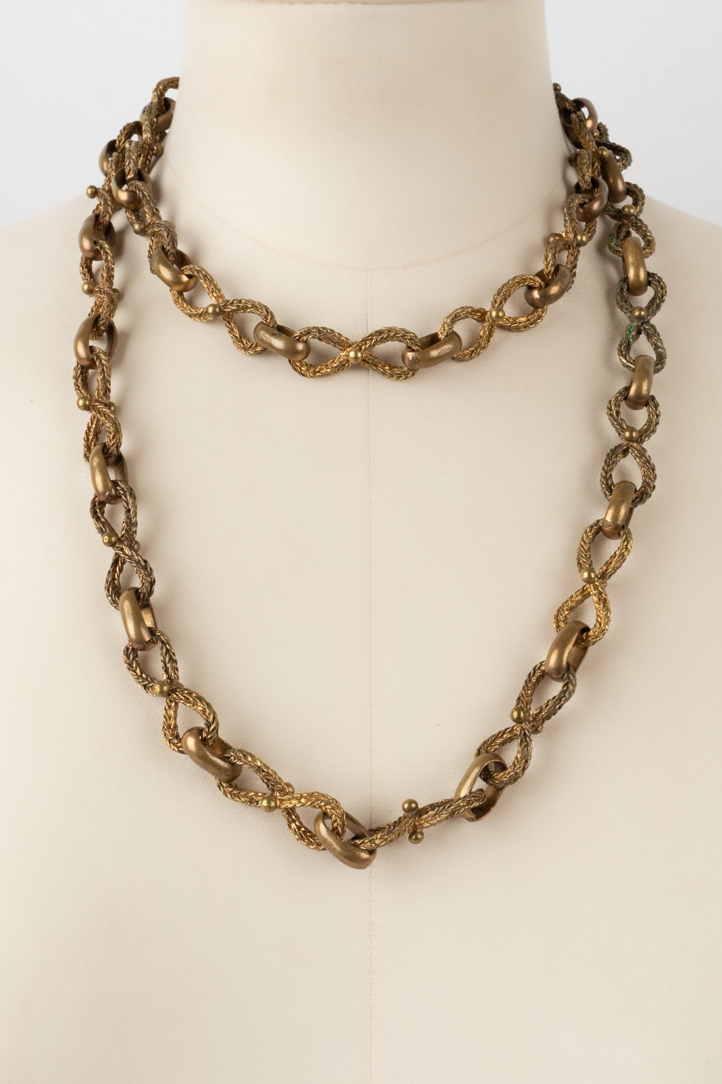 Collier dorÃƒÆ’Ã‚Â© Chanel 1950-60