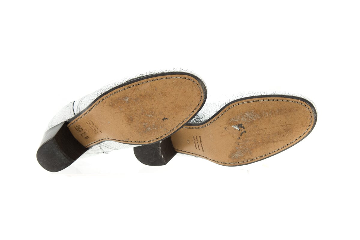 Isabel Marant Silver Booties SZ 40