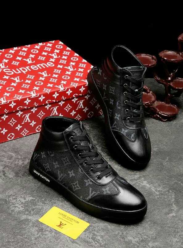 GLM - LUV HIgh Top Black Sneaker