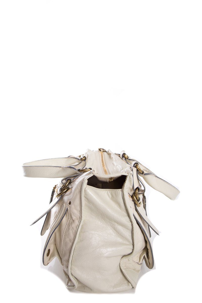 ChloÃƒÆ’Ã‚Â© Ivory Handle Bag