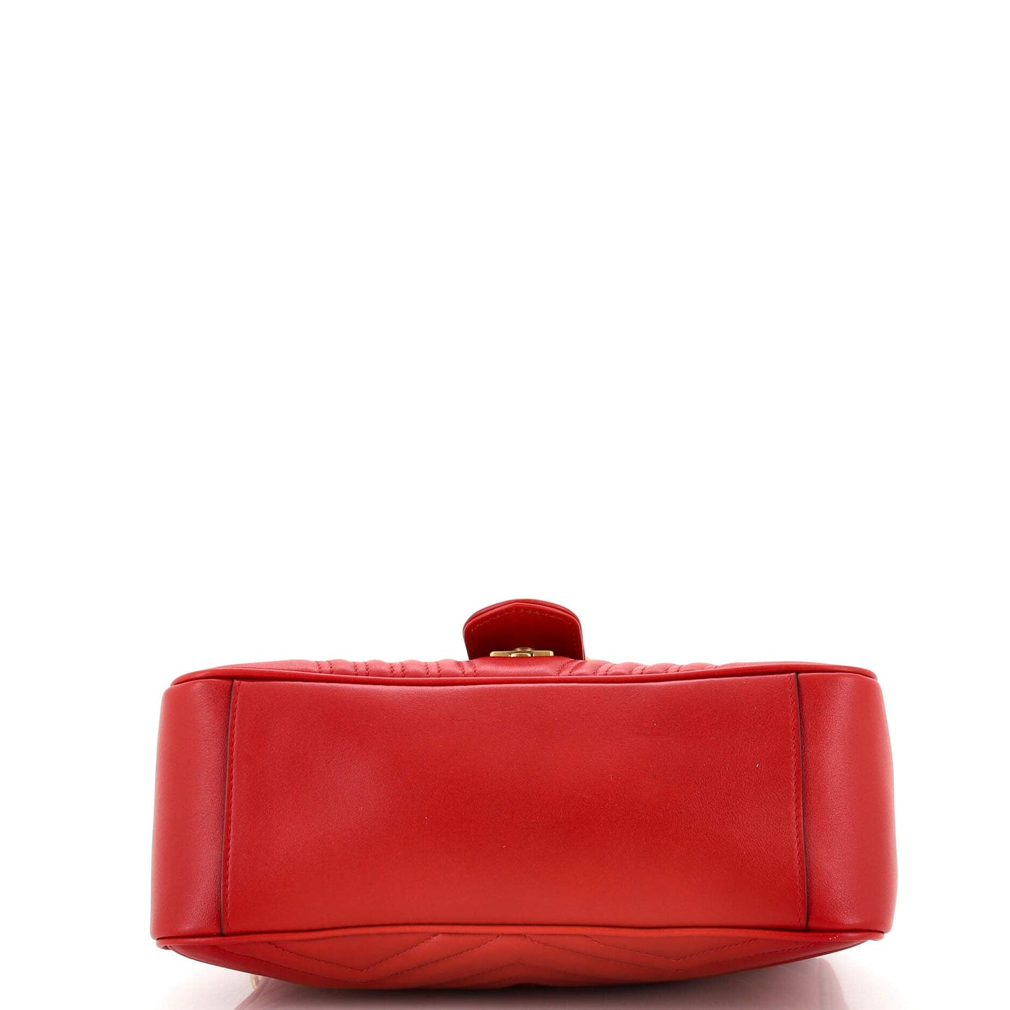 GG Marmont Top Handle Flap Bag Matelasse Leather Small