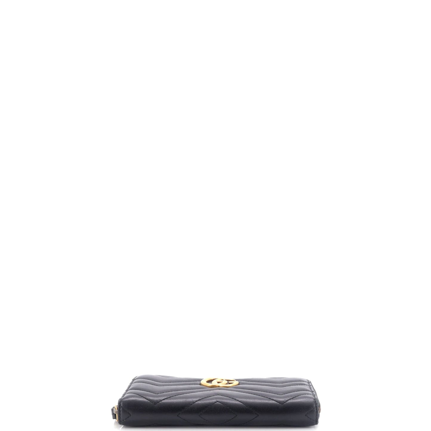 GG Marmont Zip Around Wallet Matelasse Leather