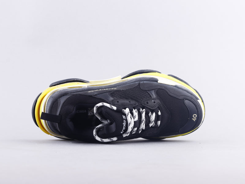 GLM - Bla Triple S Black And Yellow Sneaker
