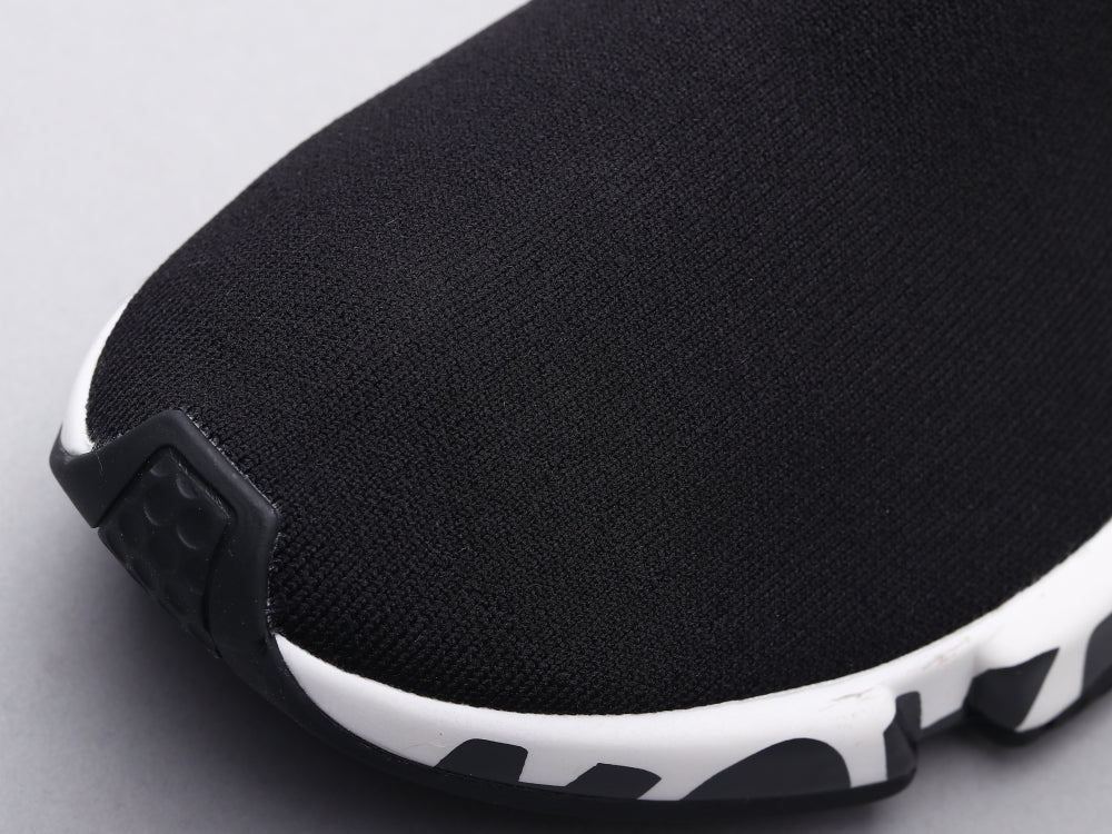 GLM - Bla Socks Shoes Black and White Sneaker
