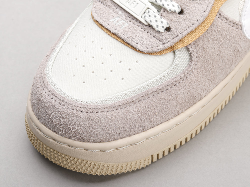 GLM - AF1 Shadow gray and white deconstructed plus velvet