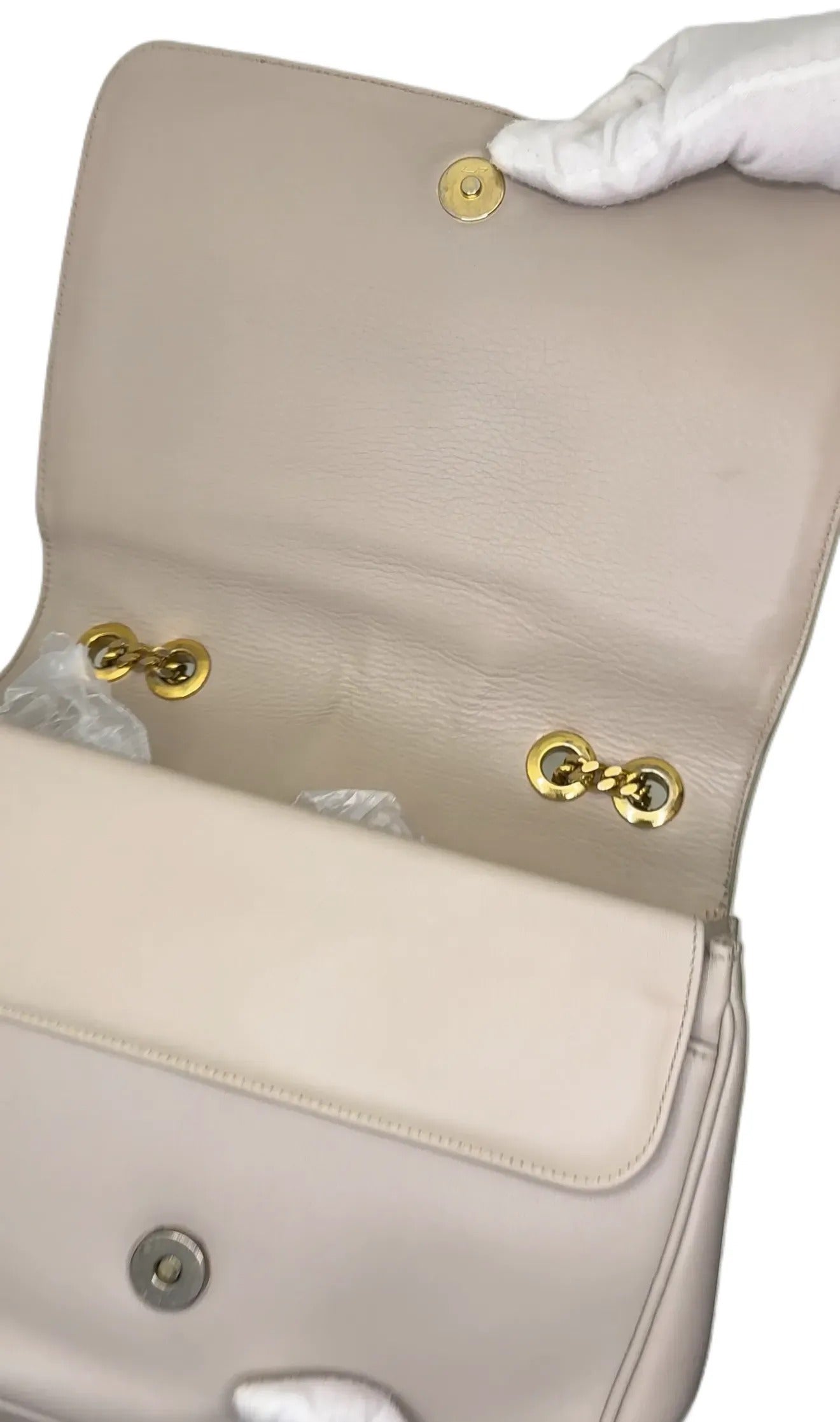 Extremely Rare Celine Triomphe Chain Shoulder Bag B23-15