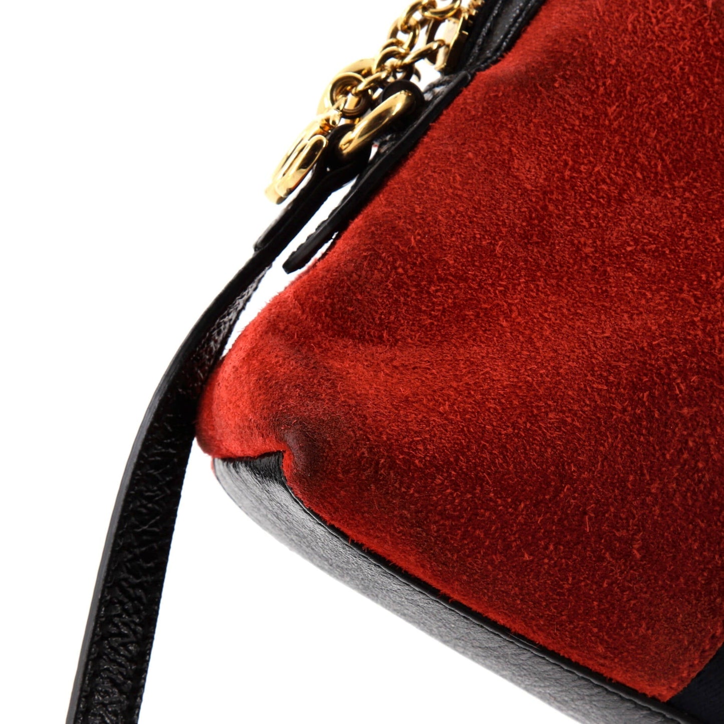 Ophidia Dome Shoulder Bag Suede Small