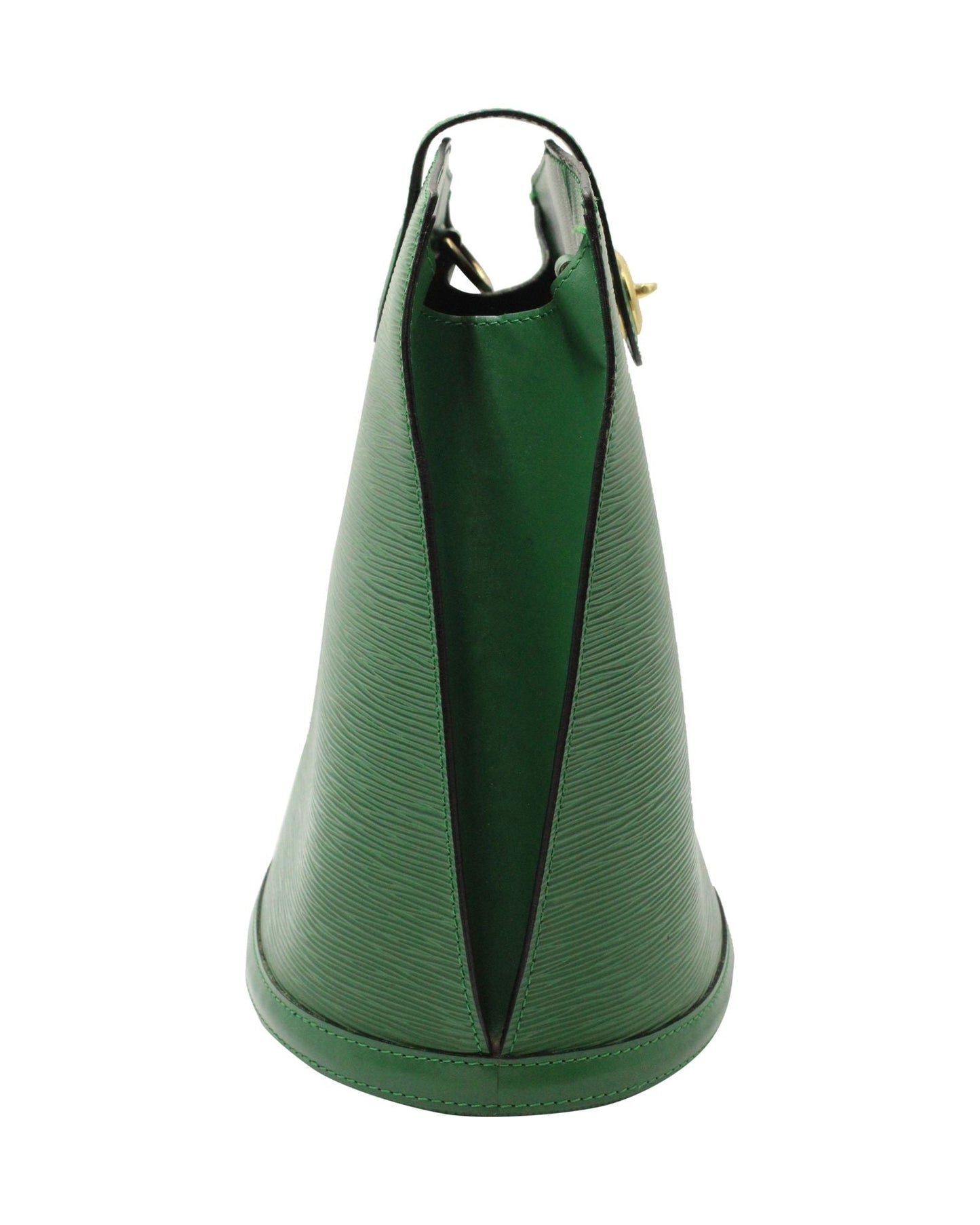 Louis Vuitton Cluny Shoulder Bag in Green Epi Leather
