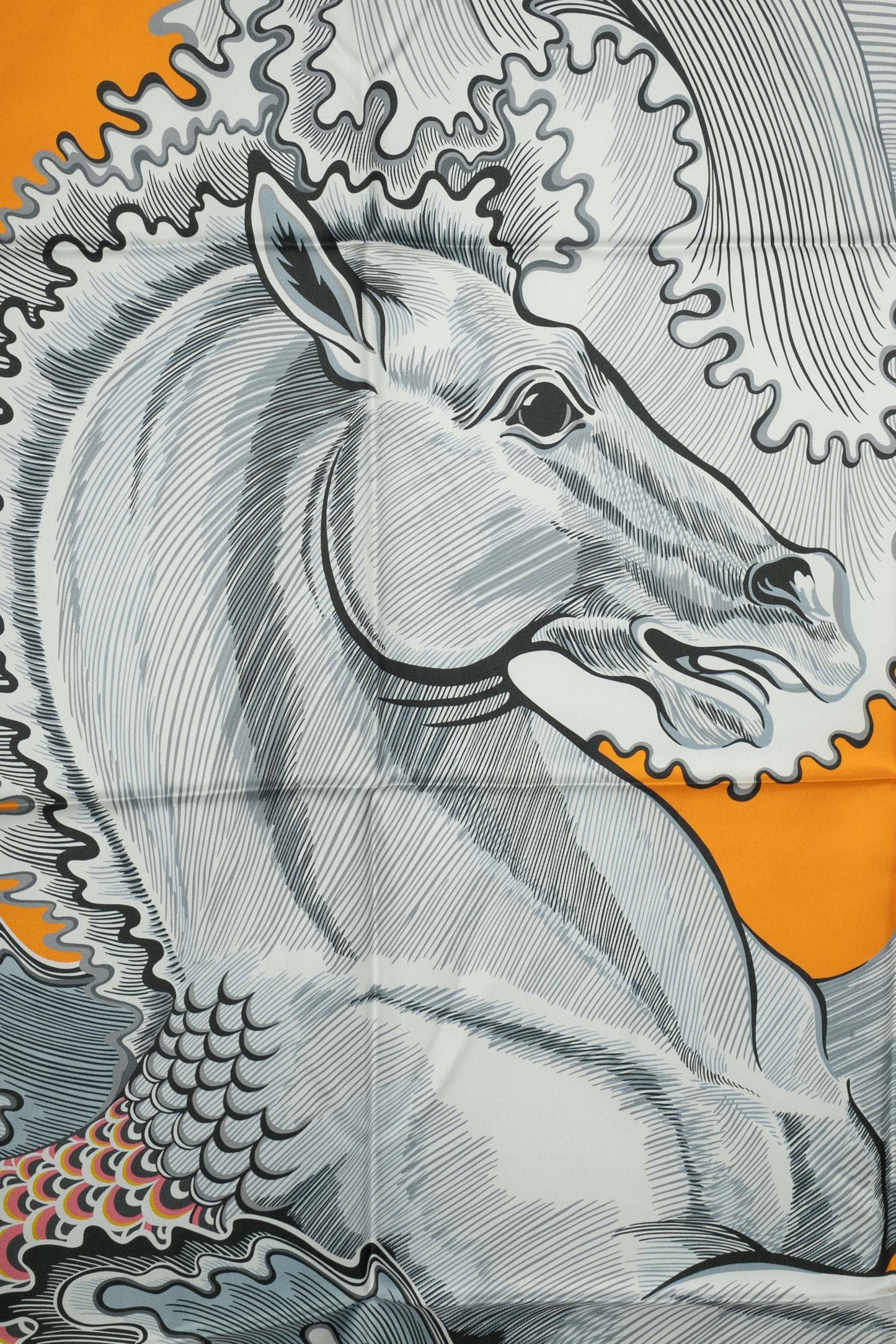 Foulard / carrÃ© "Cheval SirÃ¨ne" HermÃ¨s