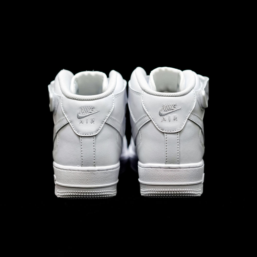GLM - AF1 pure white mid-top