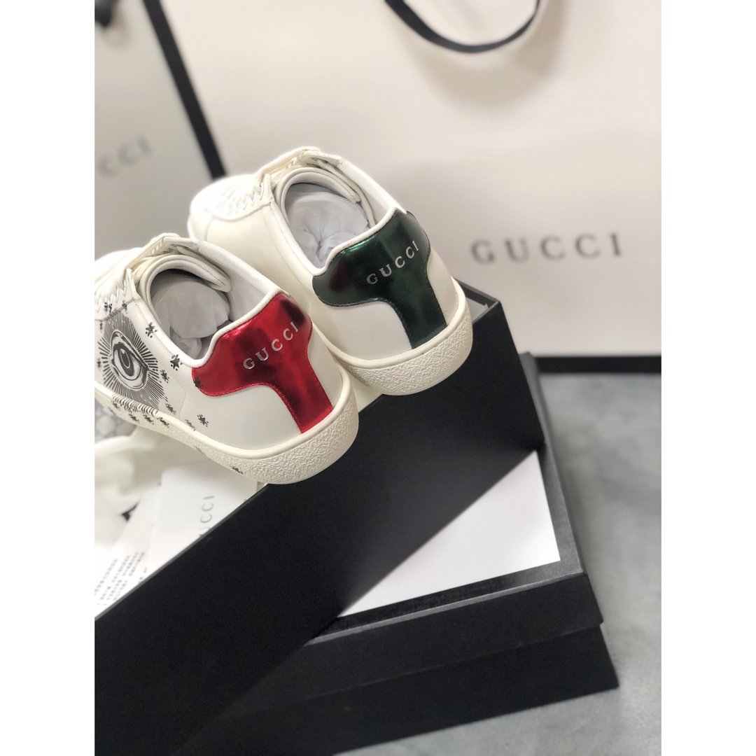 GLM-GCI  Ace with Eyes White Sneaker 104