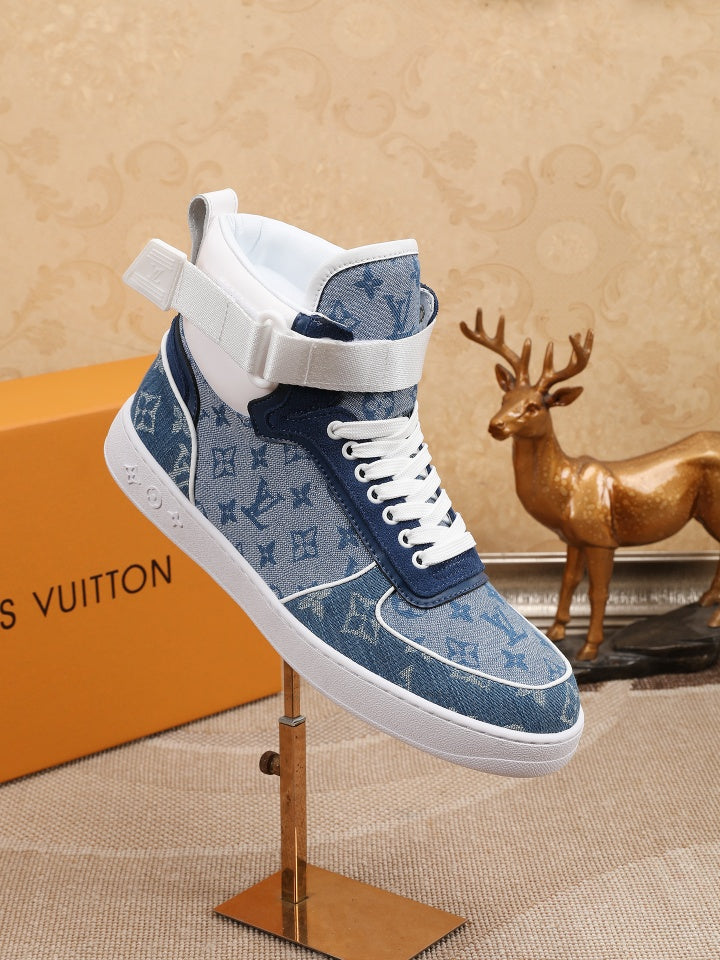 GLM - LUV High Top Blue Sneaker