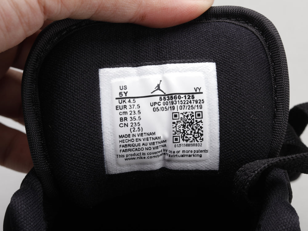 GLM - AJ1 Black and purple toes