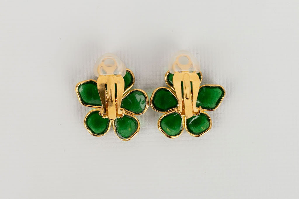 Boucles d'oreilles fleur Augustine