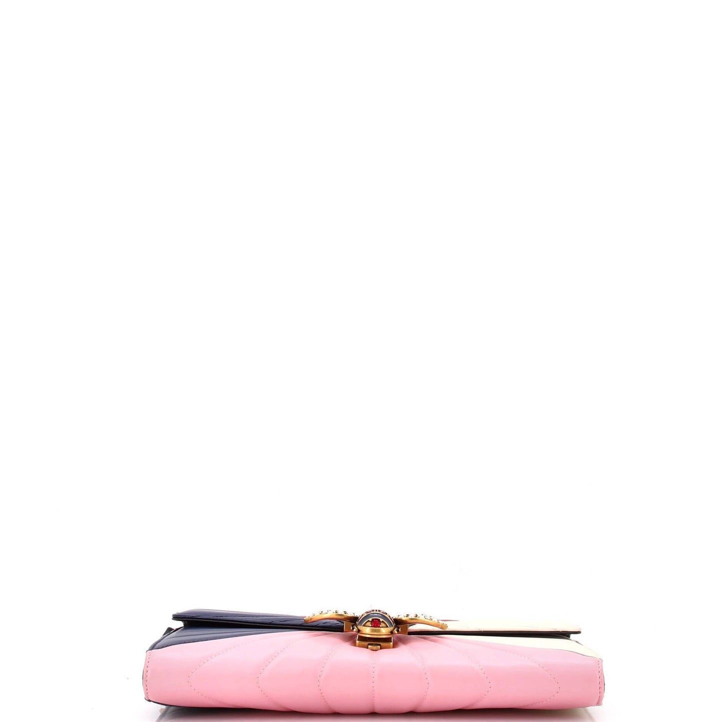 Queen Margaret Clutch Colorblock Leather