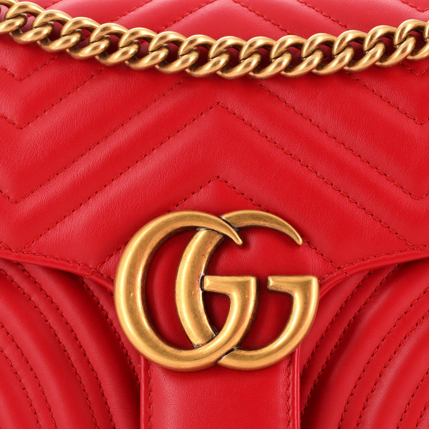 GG Marmont Flap Bag Matelasse Leather Small