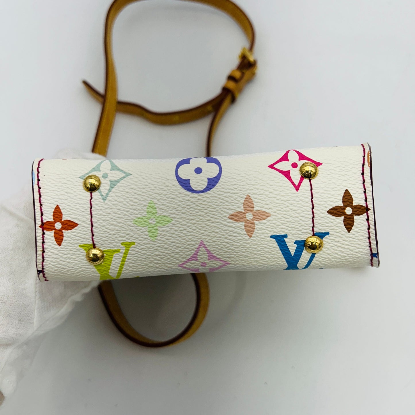 Louis Vuitton Takashi Murakami White Monogram Multicolor Coated Canvas Bag GP22269474