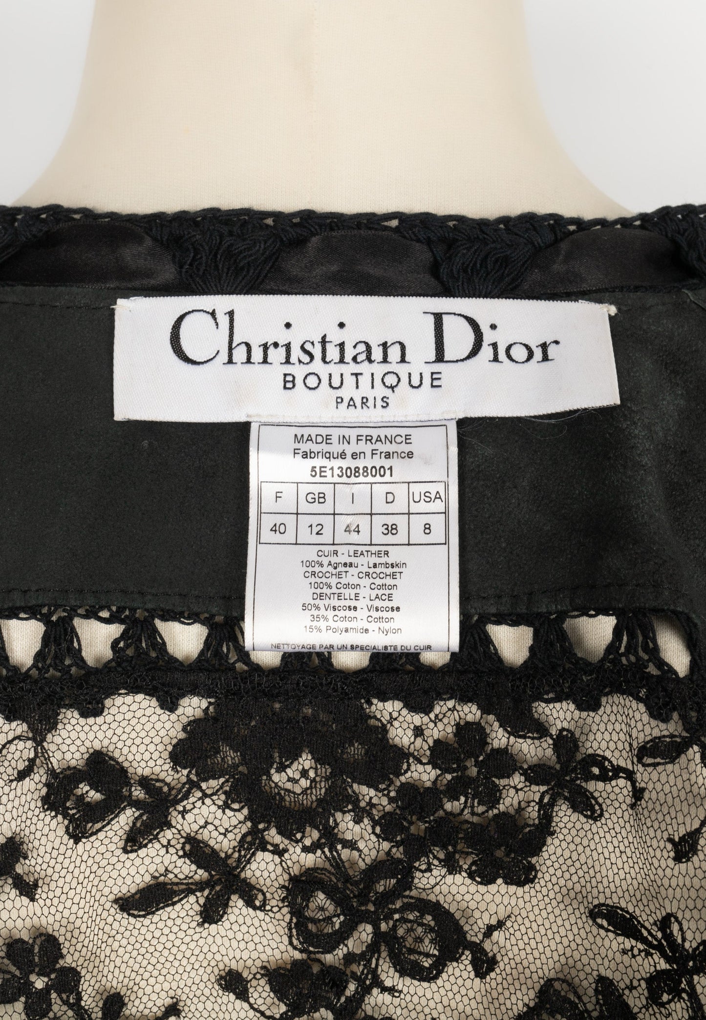 Veste Dior Printemps-EtÃƒÆ’Ã‚Â© 2005