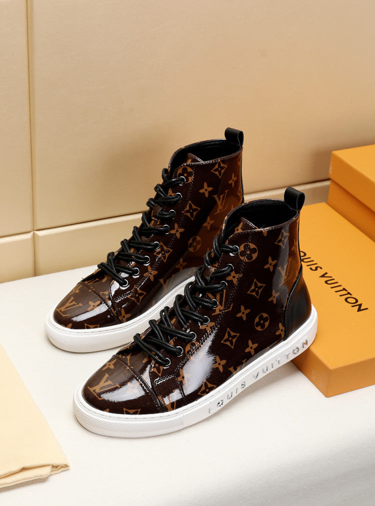 GLM - LUV Stellar Trainer Boot Brown Sneaker