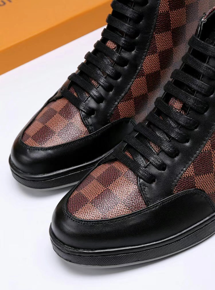 GLM - LUV HIgh Top Brown Sneaker