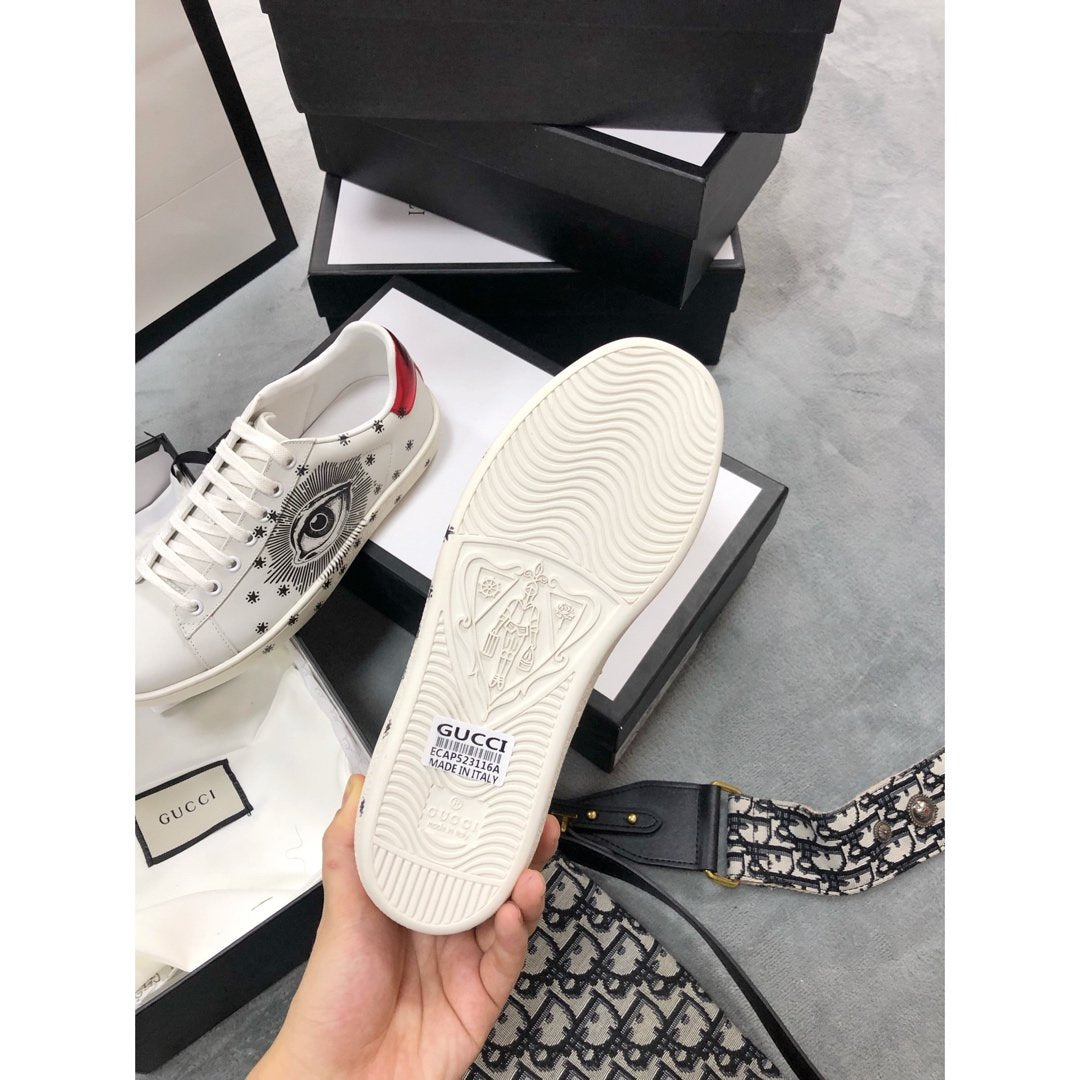 GLM-GCI  Ace with Eyes White Sneaker 104