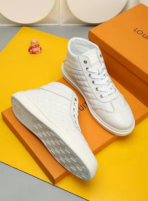 GLM - LUV HIgh Top Metal White Sneaker