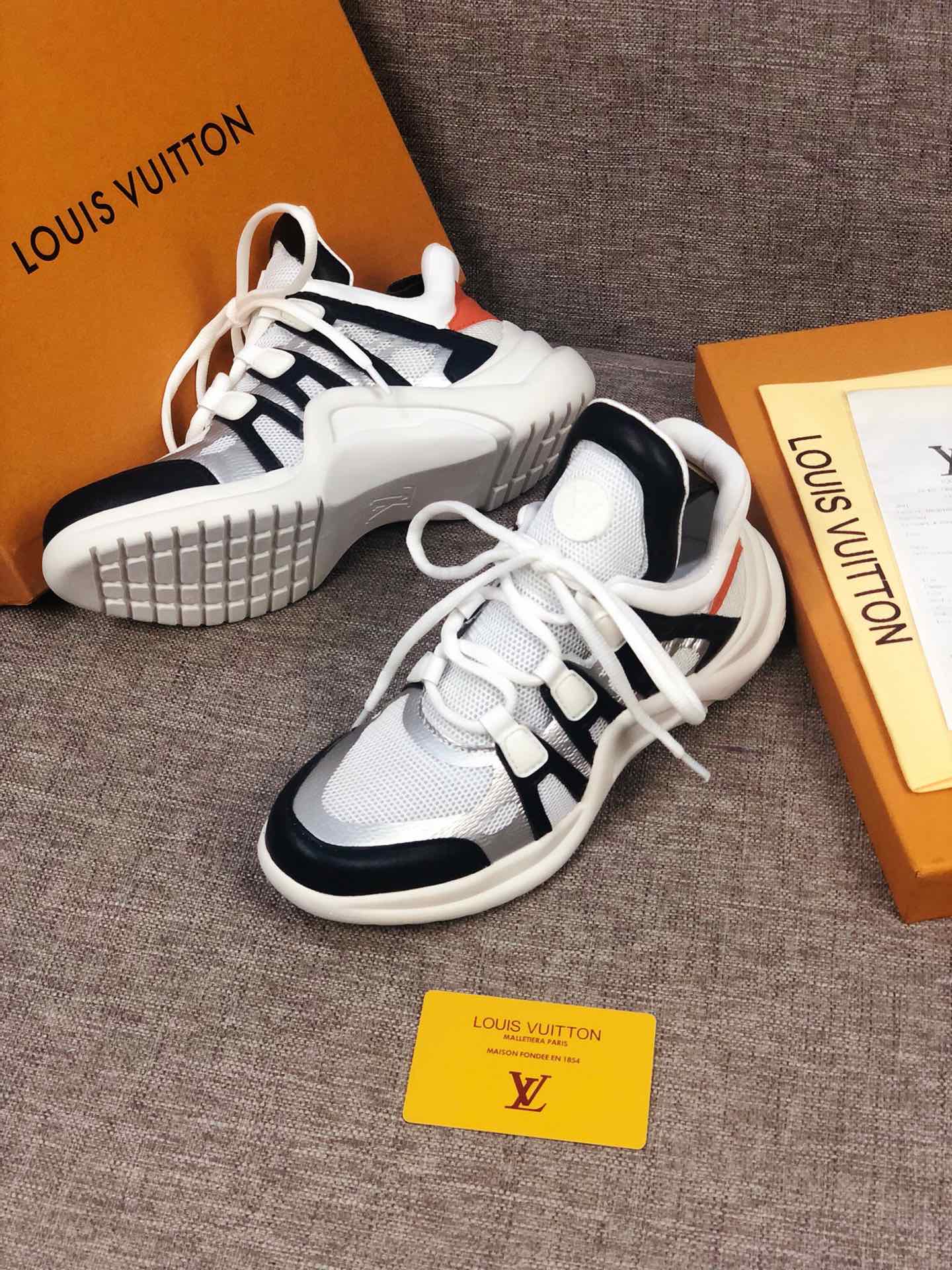 GLM - LUV Archlight White Black Orange Sneaker