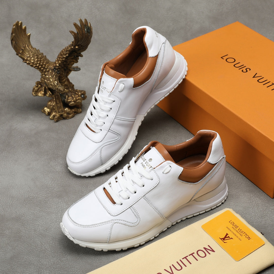 GLM - LUV Run Away Low Top White Sneaker