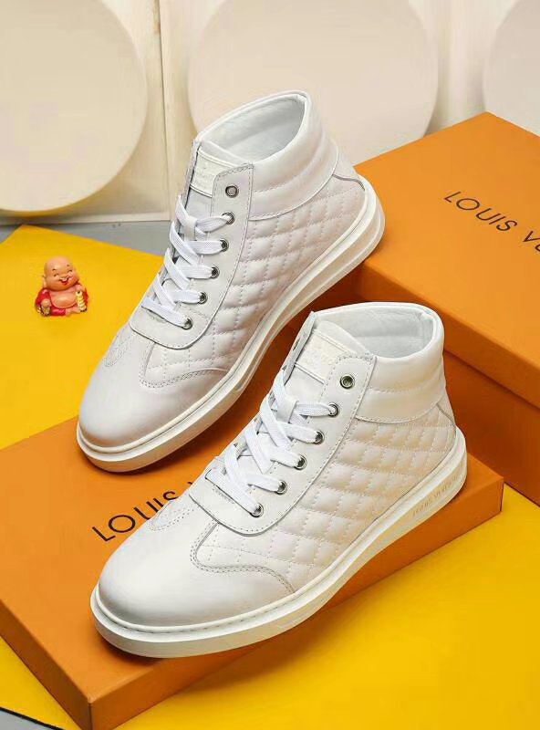 GLM - LUV HIgh Top Metal White Sneaker