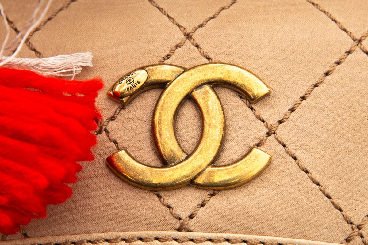 Chanel Tan Dubai Resort Crochet Cross-Body