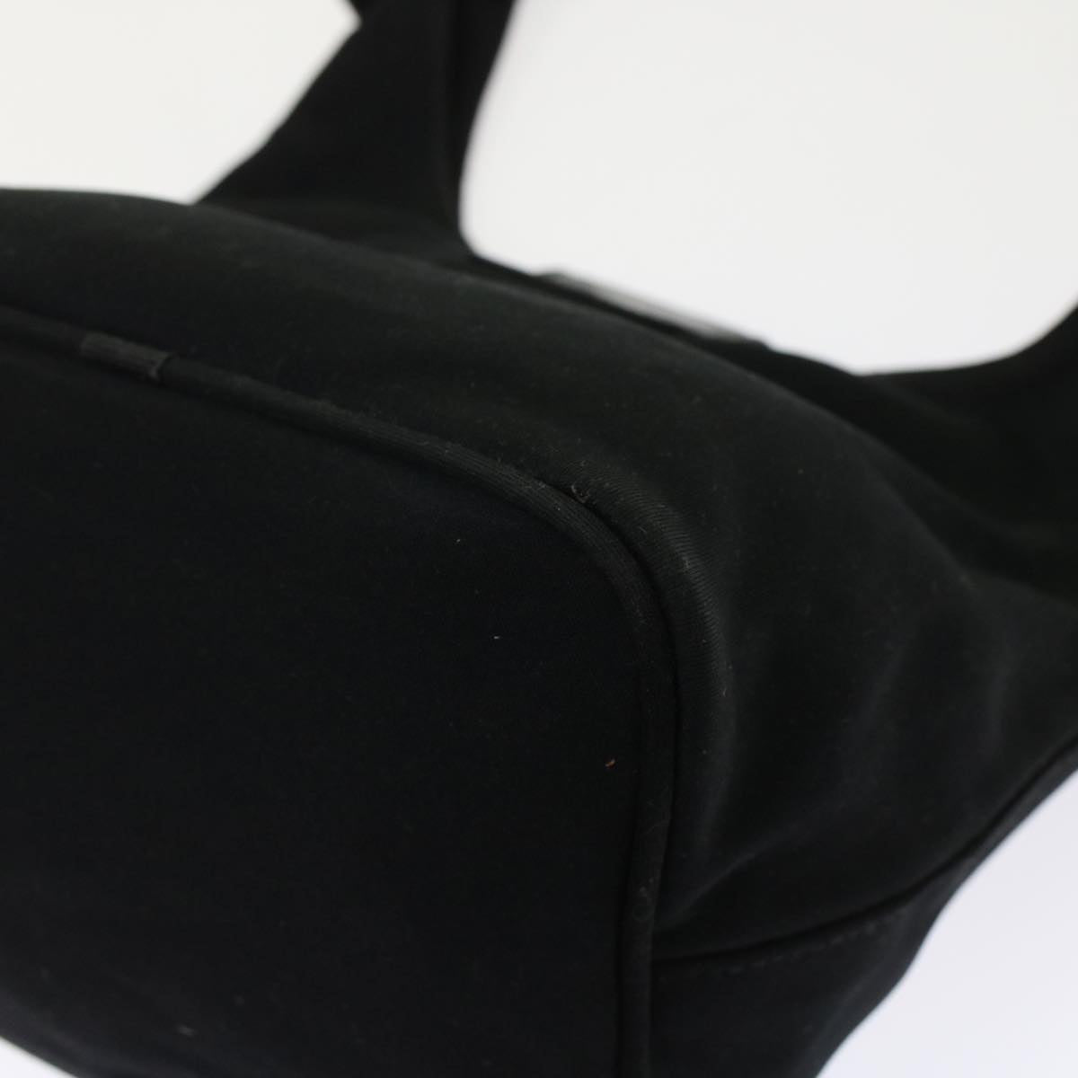 FENDI Mamma Baguette Shoulder Bag Nylon Black ep1158