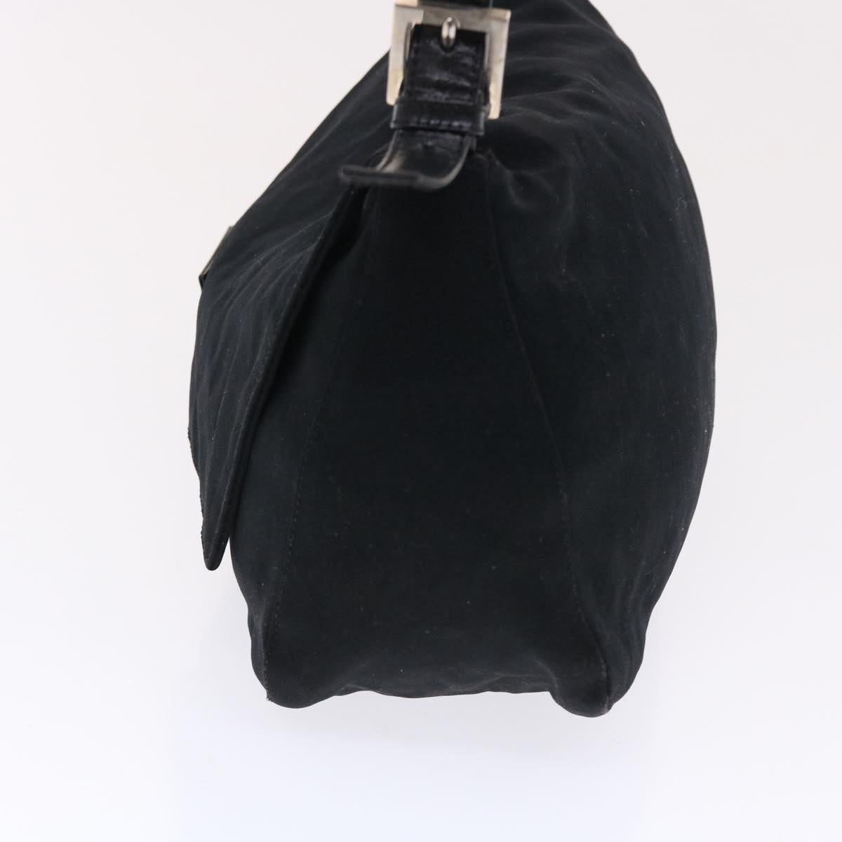 FENDI Mamma Baguette Shoulder Bag Nylon Black ep1270