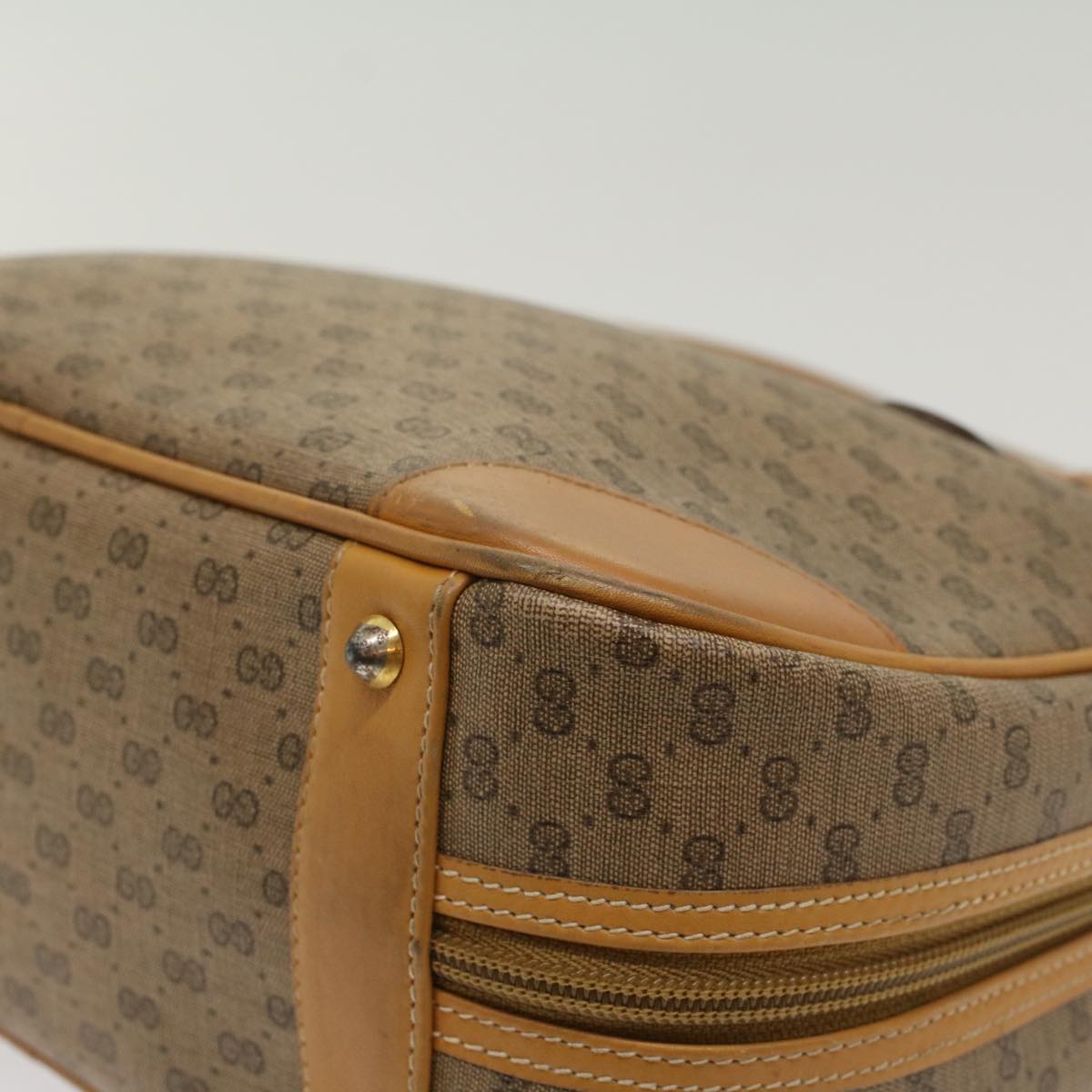GUCCI Micro GG Canvas Hand Bag Beige 000•104•0030 ep1354