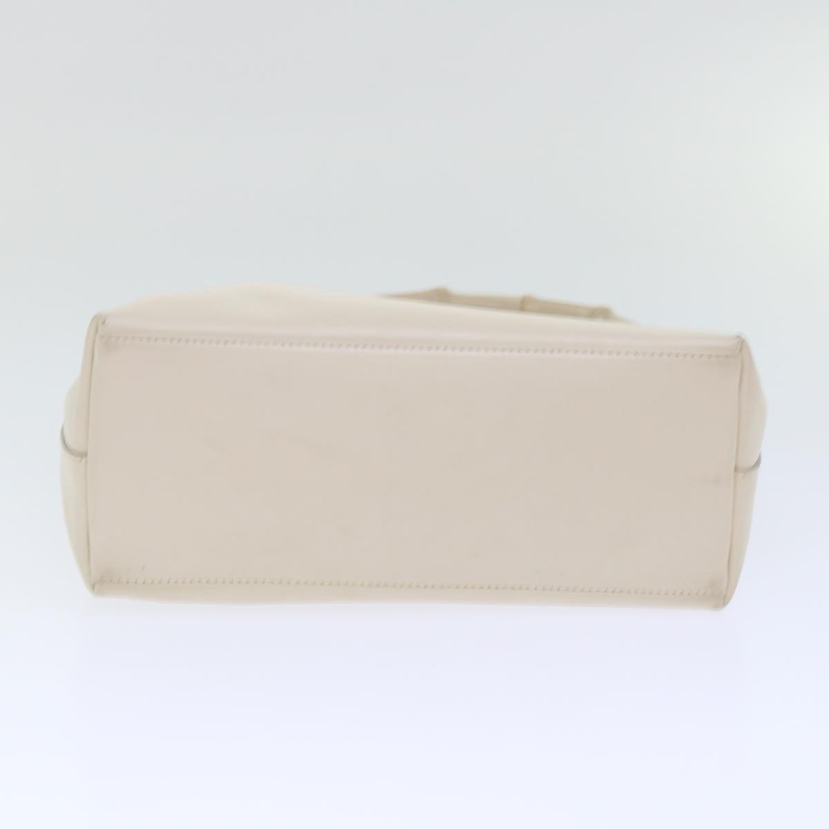 GUCCI Bamboo Shoulder Bag Leather White 001-2113-1880 ep1363
