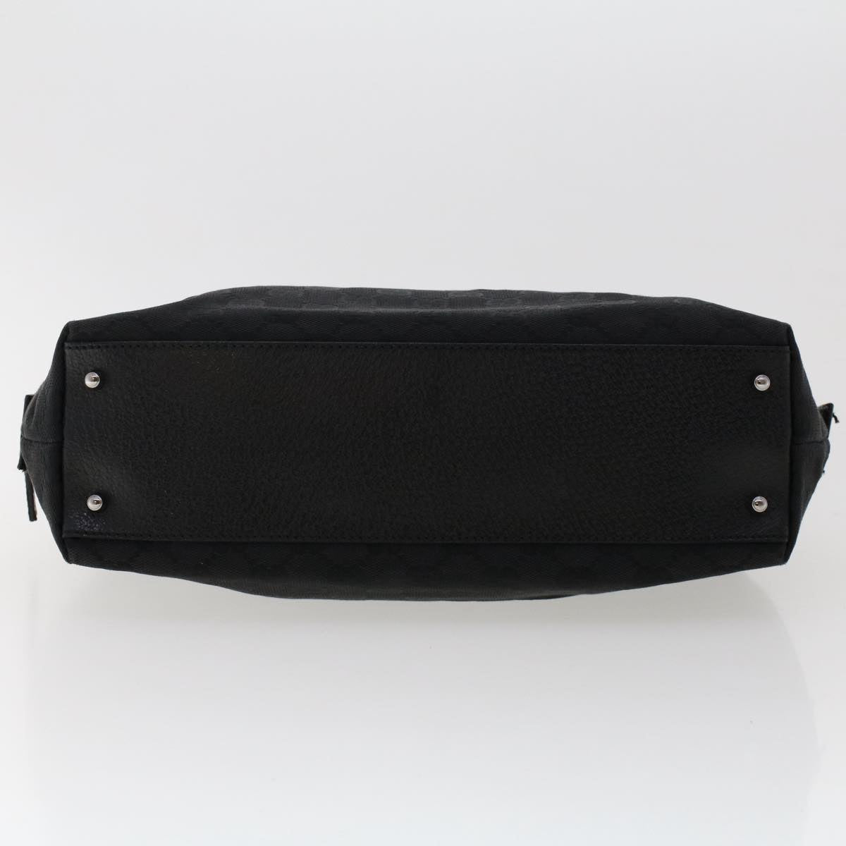GUCCI GG Canvas Hand Bag Black ep1390