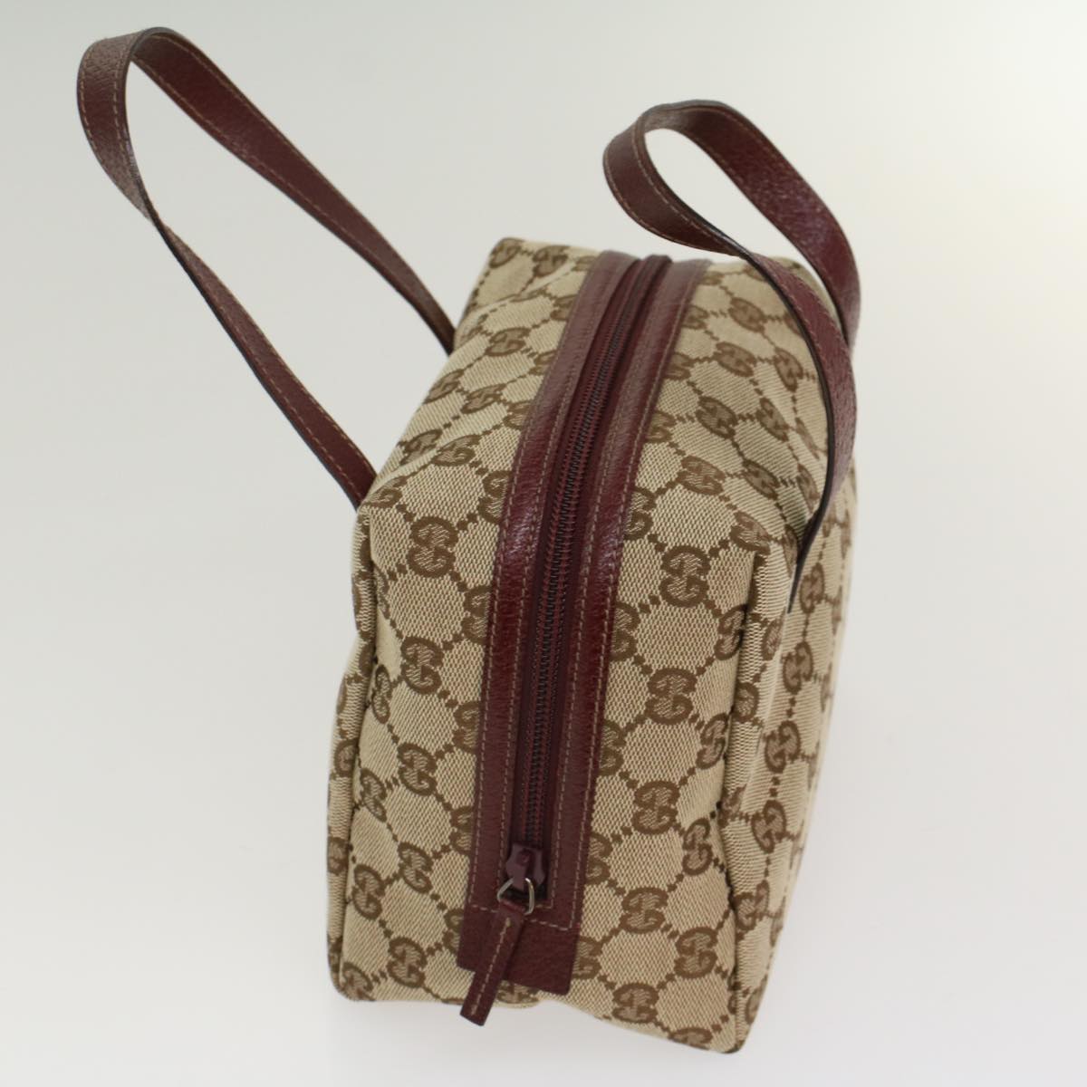 GUCCI GG Canvas Hand Bag Beige 124542 ep1411