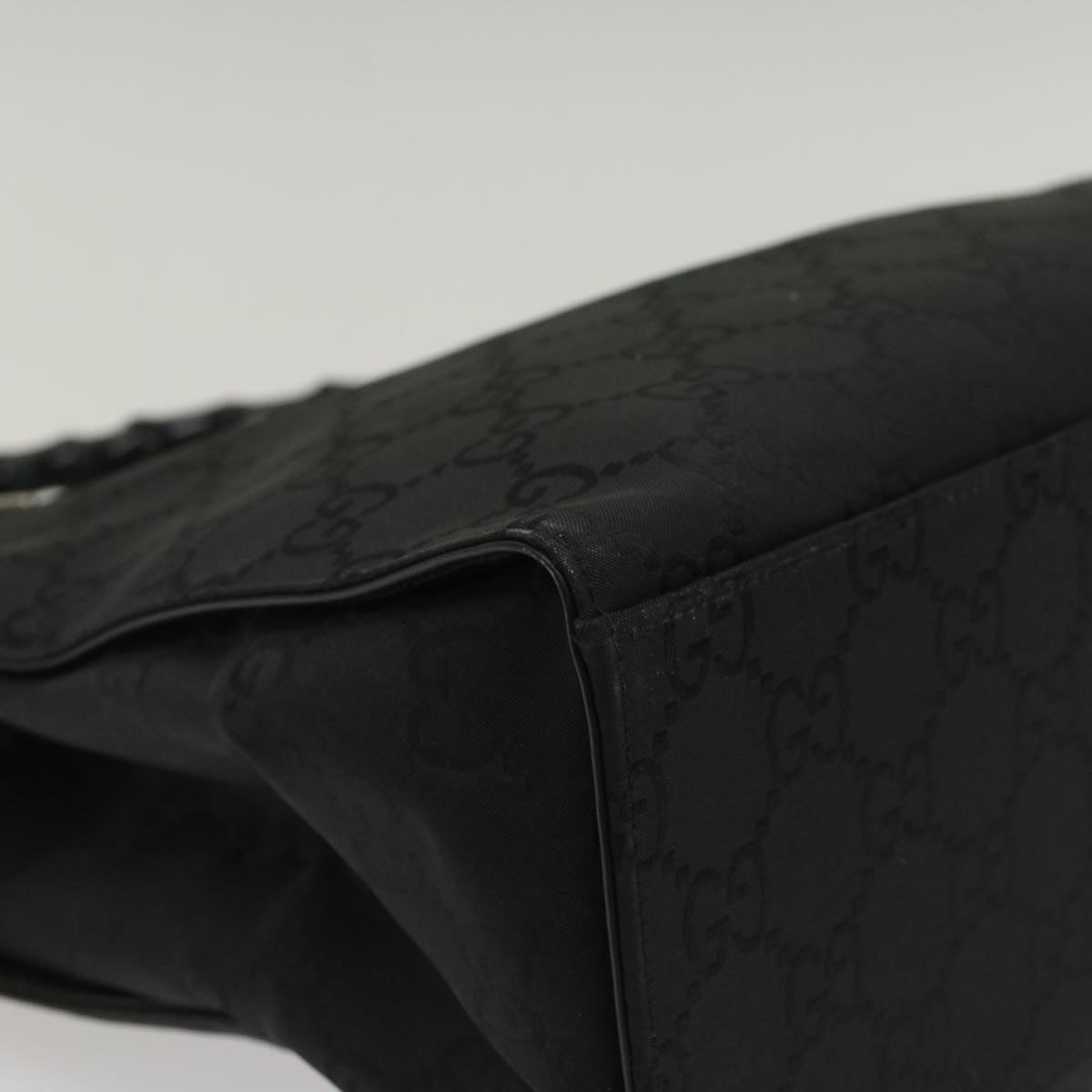 GUCCI GG Canvas Bamboo Hand Bag Black ep1424
